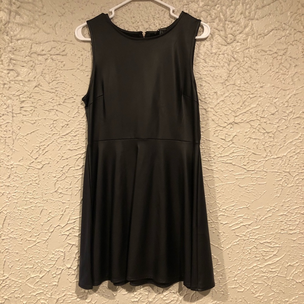 Fuax Leather Dress